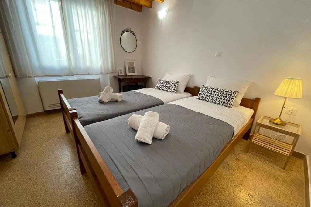 Panos Rooms Modern 3-Bedroom Apartment Andros Town Exterior photo